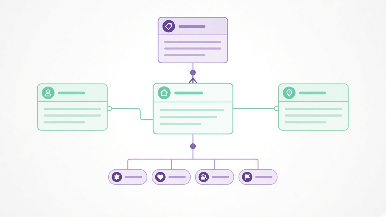 How Visit relates to Contact, credential, and store records