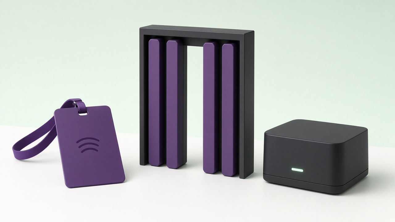 The Anha door kit: portal antennas, edge gateway, and member credentials